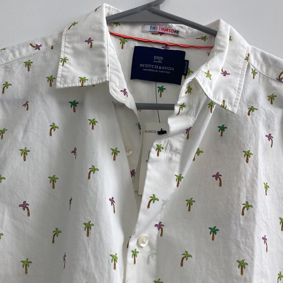 Scotch and Soda Tiki Thursday Button Up - Picture 3 of 5